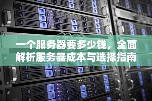 一个服务器要多少钱，全面解析服务器成本与选择指南，一个服务器要多少钱?