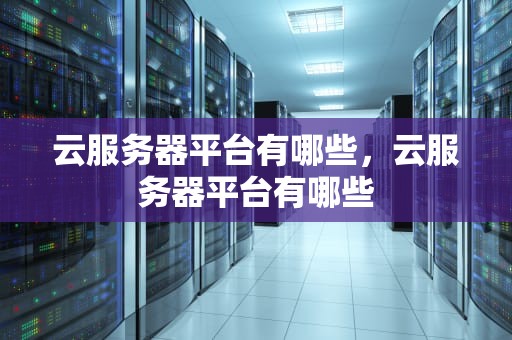 云服务器平台有哪些，云服务器平台有哪些