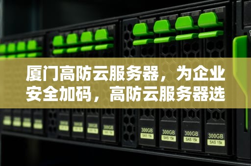 厦门高防云服务器，为企业安全加码，高防云服务器选哪家