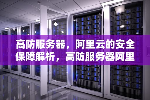高防服务器，阿里云的安全保障解析，高防服务器阿里云