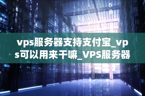 vps服务器支持支付宝_vps可以用来干嘛_VPS服务器支持支付宝的深度解析