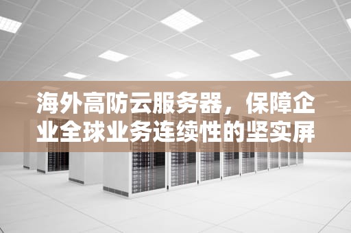 海外高防云服务器，保障企业全球业务连续性的坚实屏障，国内高防云服务器