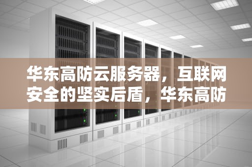 华东高防云服务器，互联网安全的坚实后盾，华东高防云服务器价格