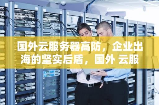 国外云服务器高防，企业出海的坚实后盾，国外 云服务器
