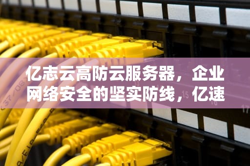 亿志云高防云服务器，企业网络安全的坚实防线，亿速云高防服务器怎么样