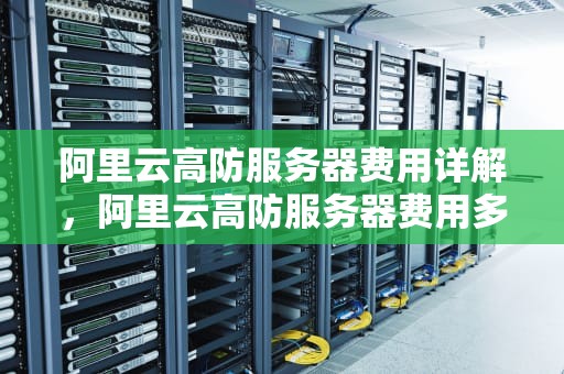阿里云高防服务器费用详解，阿里云高防服务器费用多少