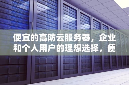 便宜的高防云服务器，企业和个人用户的理想选择，便宜的高防云服务器有哪些