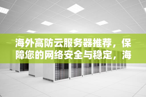 海外高防云服务器推荐，保障您的网络安全与稳定，海外高防云服务器推荐哪个