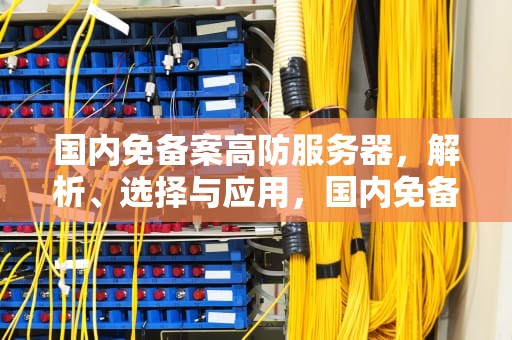 国内免备案高防服务器，解析、选择与应用，国内免备案服务器购买