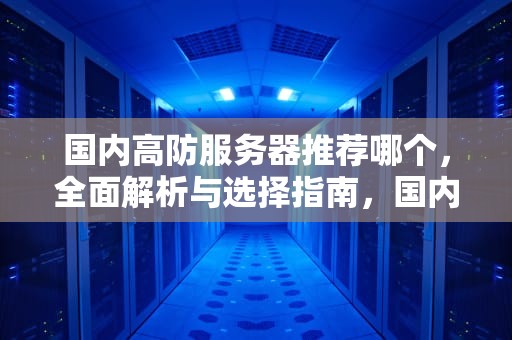 国内高防服务器推荐哪个，全面解析与选择指南，国内高防服务器推荐哪个品牌