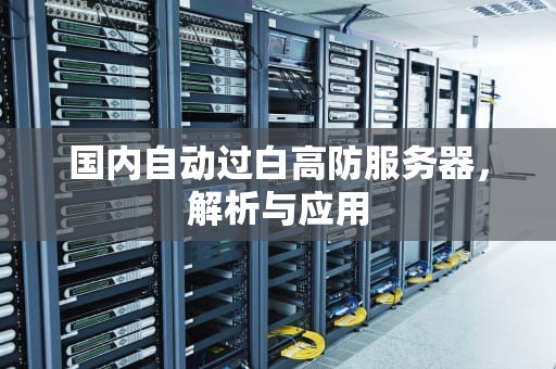 国内自动过白高防服务器，解析与应用