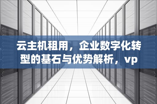 云主机租用，企业数字化转型的基石与优势解析，vps 主机租用