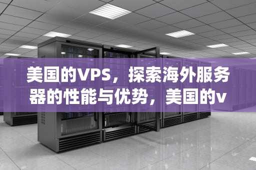 美国的VPS，探索海外服务器的性能与优势，美国的vps提供商
