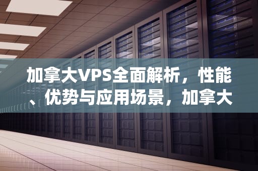 加拿大VPS全面解析，性能、优势与应用场景，加拿大vps主机