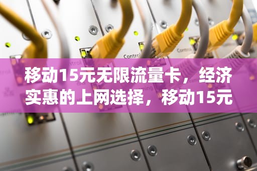 移动15元无限流量卡，经济实惠的上网选择，移动15元无限流量卡2g网络