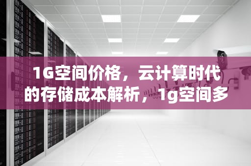 1G空间价格，云计算时代的存储成本解析，1g空间多少钱一年