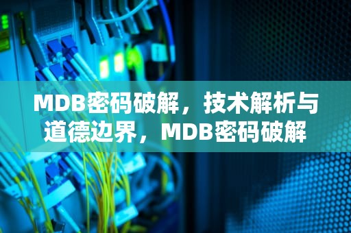 MDB密码破解，技术解析与道德边界，MDB密码破解