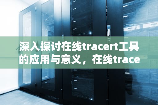 深入探讨在线tracert工具的应用与意义，在线tracert工具
