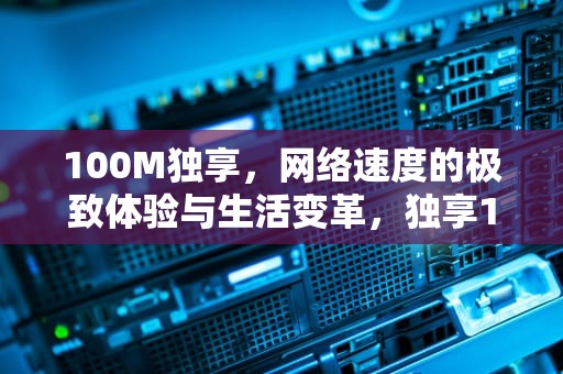 100M独享，网络速度的极致体验与生活变革，独享100m宽带