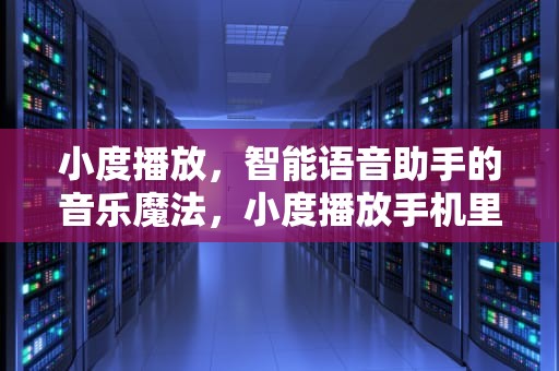 小度播放，智能语音助手的音乐魔法，小度播放手机里的音乐