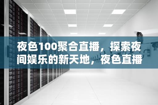 夜色100聚合直播，探索夜间娱乐的新天地，夜色直播平台最新版