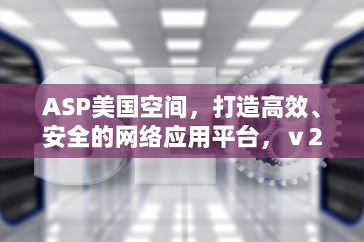 ASP美国空间，打造高效、安全的网络应用平台，ⅴ2美国空间