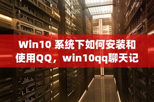 Win10 系统下如何安装和使用QQ，win10qq聊天记录在哪个文件夹
