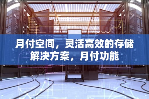 月付空间，灵活高效的存储解决方案，月付功能