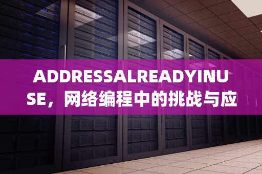 ADDRESSALREADYINUSE，网络编程中的挑战与应对策略，addressalreadyinuse的解决方法