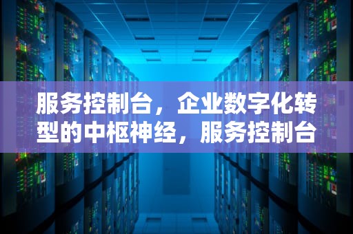 服务控制台，企业数字化转型的中枢神经，服务控制台怎么打开