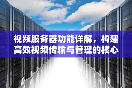 视频服务器功能详解，构建高效视频传输与管理的核心，视频服务器功能有哪些