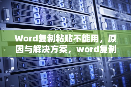 Word复制粘贴不能用，原因与解决方案，word复制粘贴不能用怎么办
