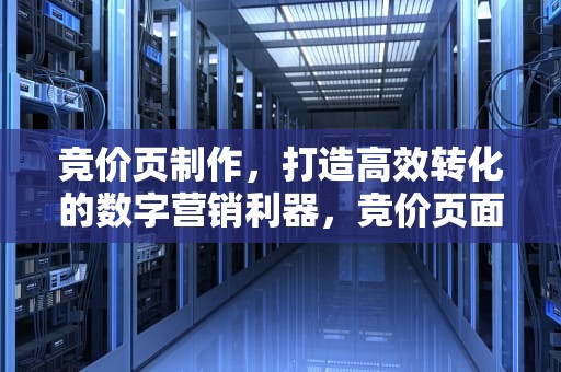 竞价页制作，打造高效转化的数字营销利器，竞价页面是怎么做出来的