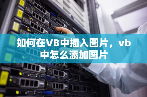 如何在VB中插入图片，vb中怎么添加图片