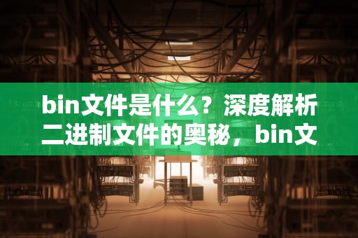 bin文件是什么？深度解析二进制文件的奥秘，bin文件是什么文件
