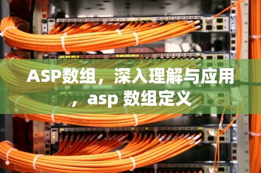ASP数组，深入理解与应用，asp 数组定义