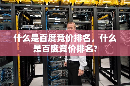 什么是百度竞价排名，什么是百度竞价排名?