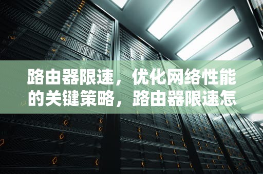 路由器限速，优化网络性能的关键策略，路由器限速怎么设置