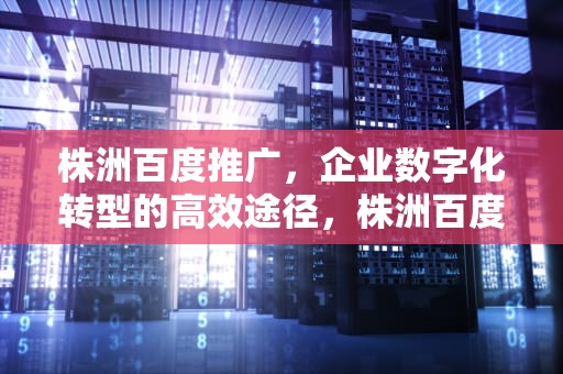 株洲百度推广，企业数字化转型的高效途径，株洲百度推广公司