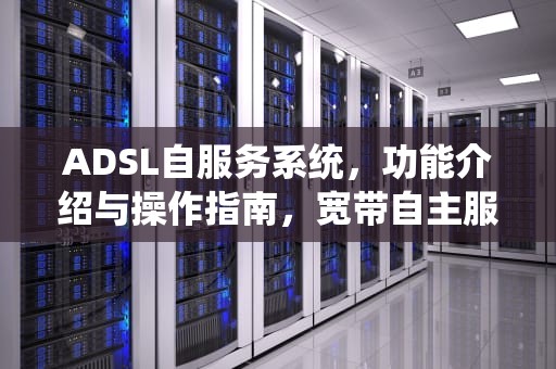 ADSL自服务系统，功能介绍与操作指南，宽带自主服务页面