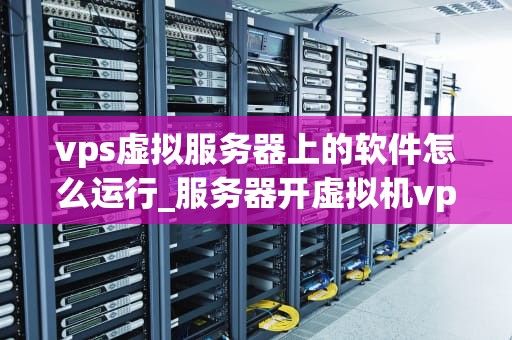 vps虚拟服务器上的软件怎么运行_服务器开虚拟机vps_VPS虚拟服务器上的软件运行机制