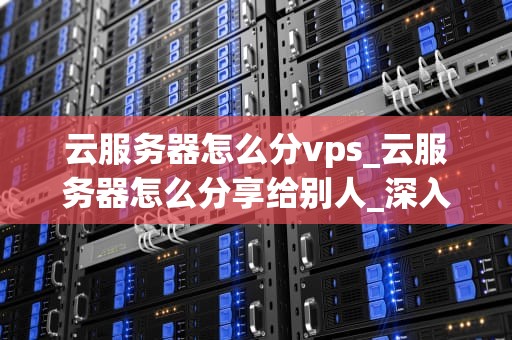 云服务器怎么分vps_云服务器怎么分享给别人_深入解析云服务器的VPS分配