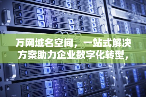 万网域名空间，一站式解决方案助力企业数字化转型，万网域名和空间申请过程
