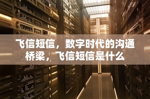 飞信短信，数字时代的沟通桥梁，飞信短信是什么
