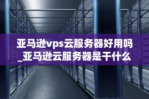 亚马逊vps云服务器好用吗_亚马逊云服务器是干什么的_亚马逊VPS云服务器的全面评估