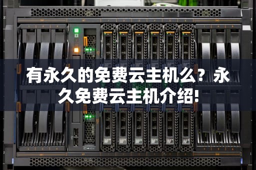 有永久的免费云主机么？永久免费云主机介绍!