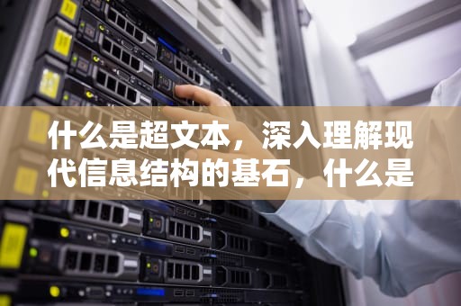 什么是超文本，深入理解现代信息结构的基石，什么是超文本传输协议