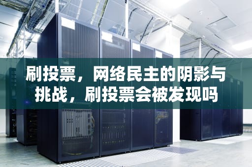 刷投票，网络民主的阴影与挑战，刷投票会被发现吗