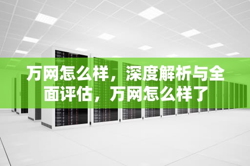 万网怎么样，深度解析与全面评估，万网怎么样了