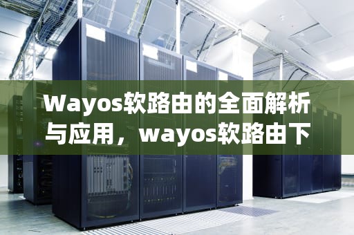 Wayos软路由的全面解析与应用，wayos软路由下载